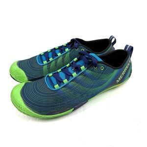 Merrell Vibrant Blue and Lime Green Sneakers